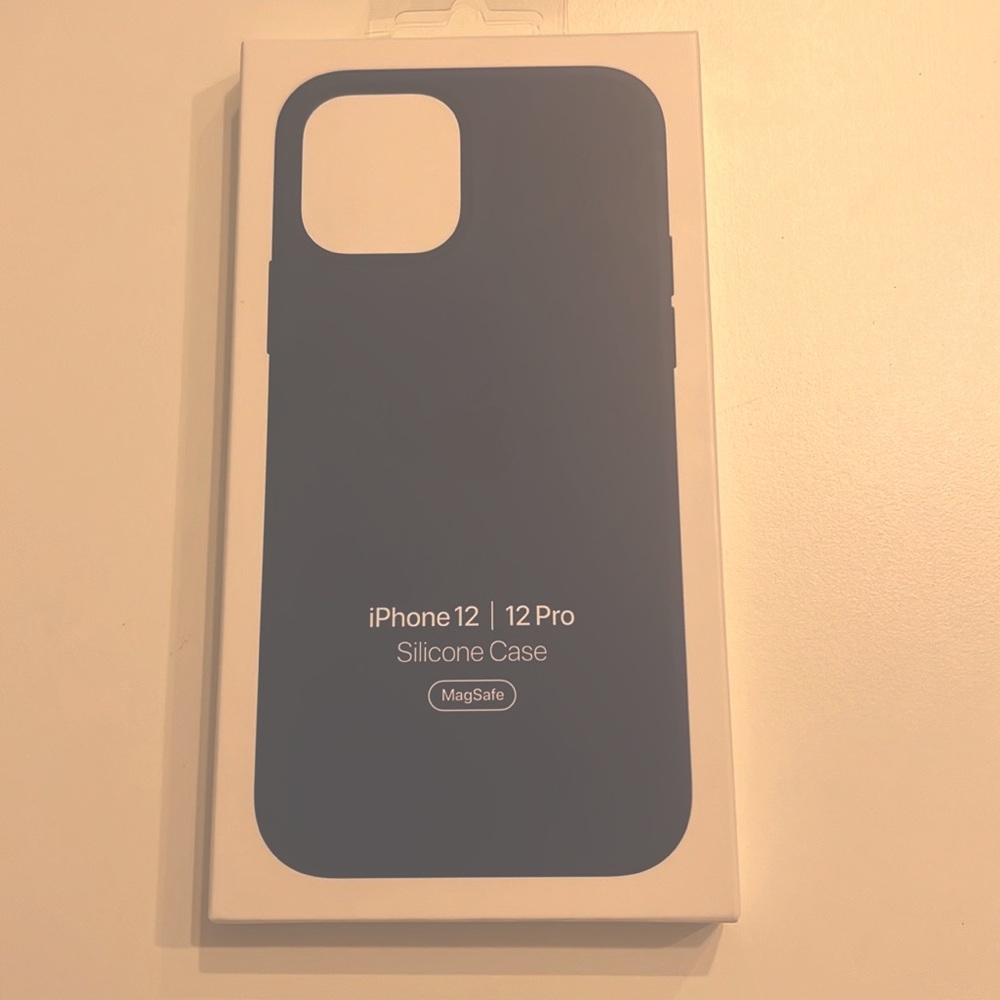 Apple Navy Blue iPhone 12 Pro Silicone Case